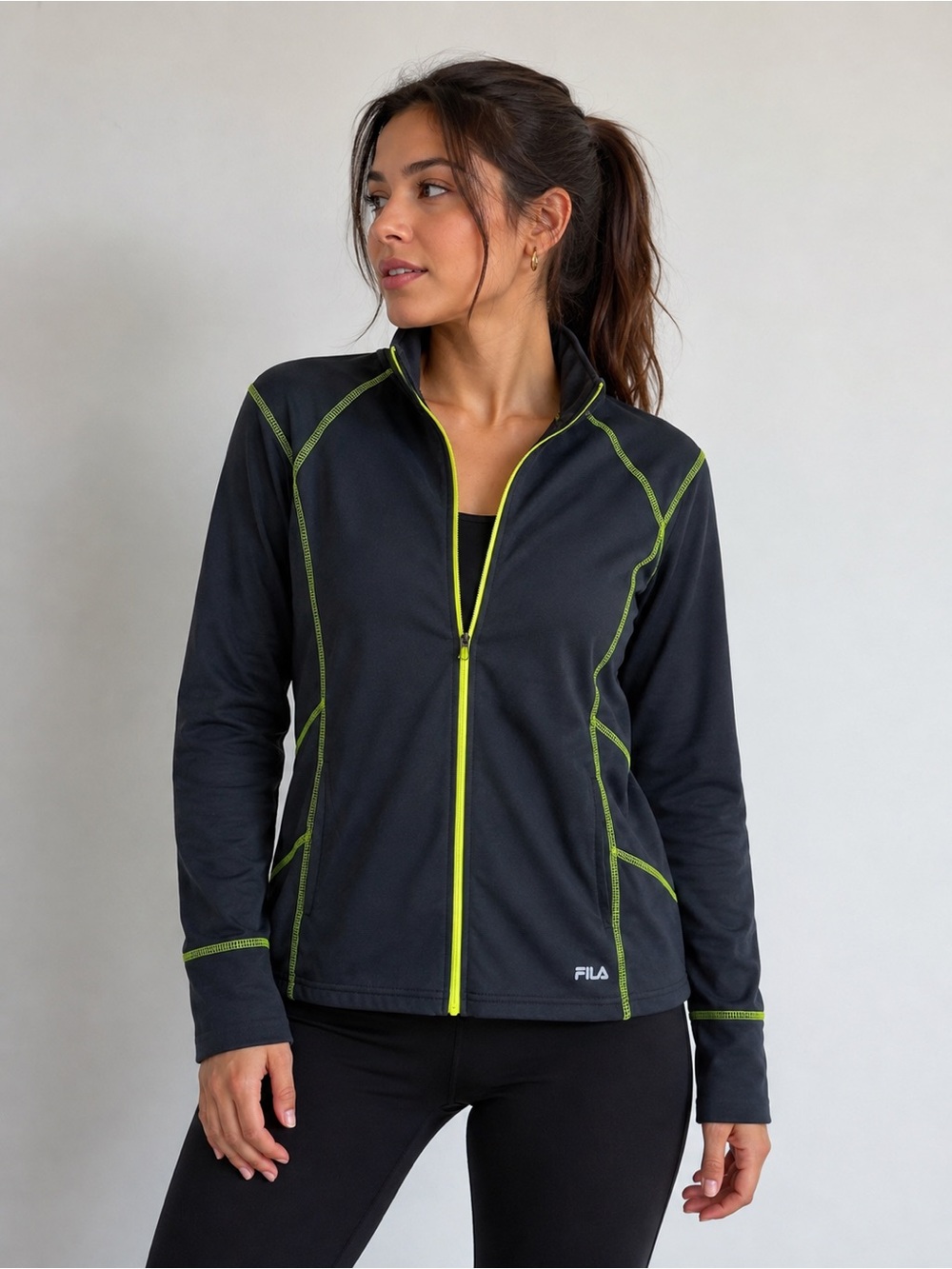 FILA Women’s Full Zip Performance Athletic Jacket Medium